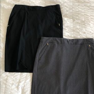 Lot of 2 pencil skirts with pockets!